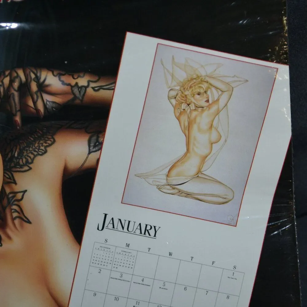 Vintage! 1994 Olivia De Berardinis Erotic Sealed Pin Up Collectible Art Calender